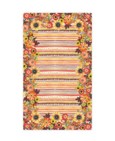 Скатерть Laural Home Harvest Snippets Tablecloth, 70" x 120"