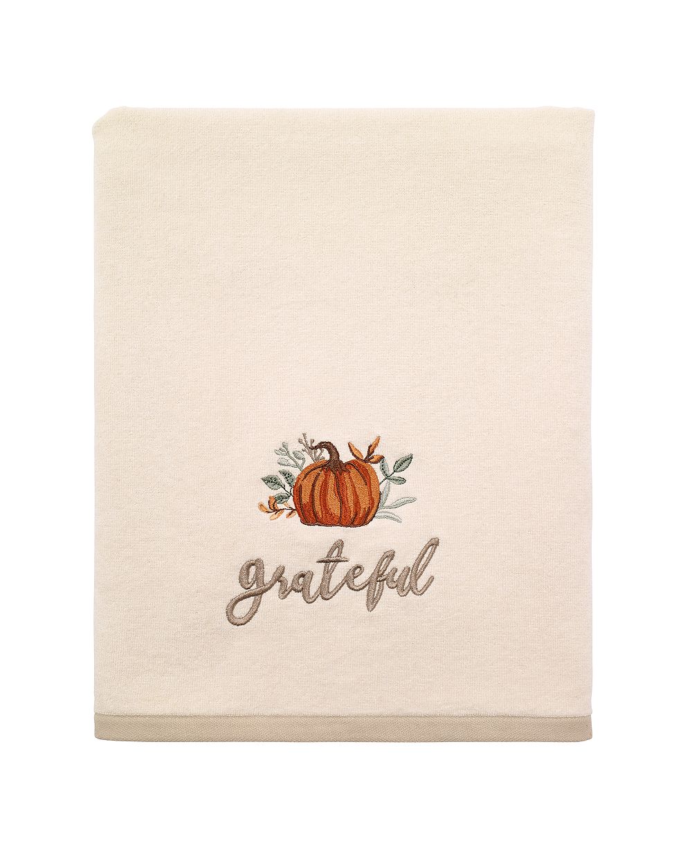 Хлопковое банное полотенце Avanti Grateful Patch Harvest, 50" x 27"