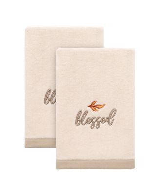 Набор полотенец для рук Avanti Grateful Patch Harvest 2-Pc., 18" x 12"