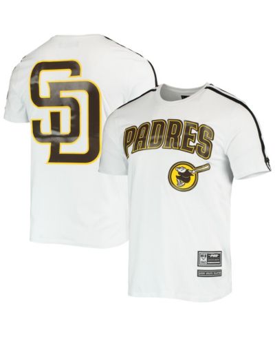 Мужская футболка Pro Standard White San Diego Padres Taping T-shirt