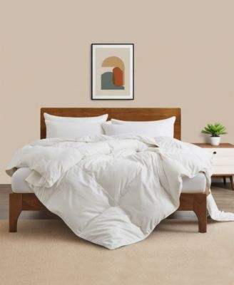 UNIKOME Lightweight Extra Soft Down and Feather Fiber Comforters, King