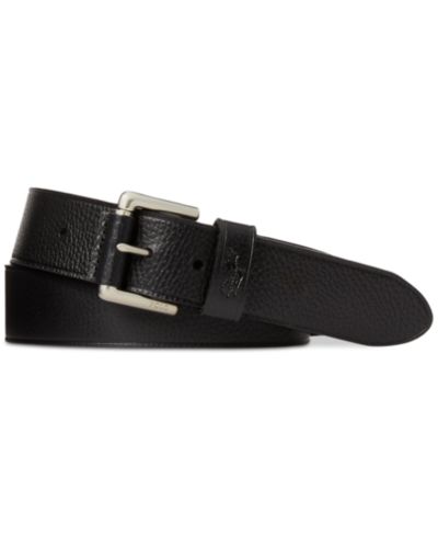 Polo Ralph Lauren Men's Signature Pony Leather Belt