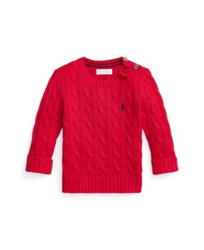Polo Ralph Lauren Детский свитер с длинным рукавом из трикотажа в полоску