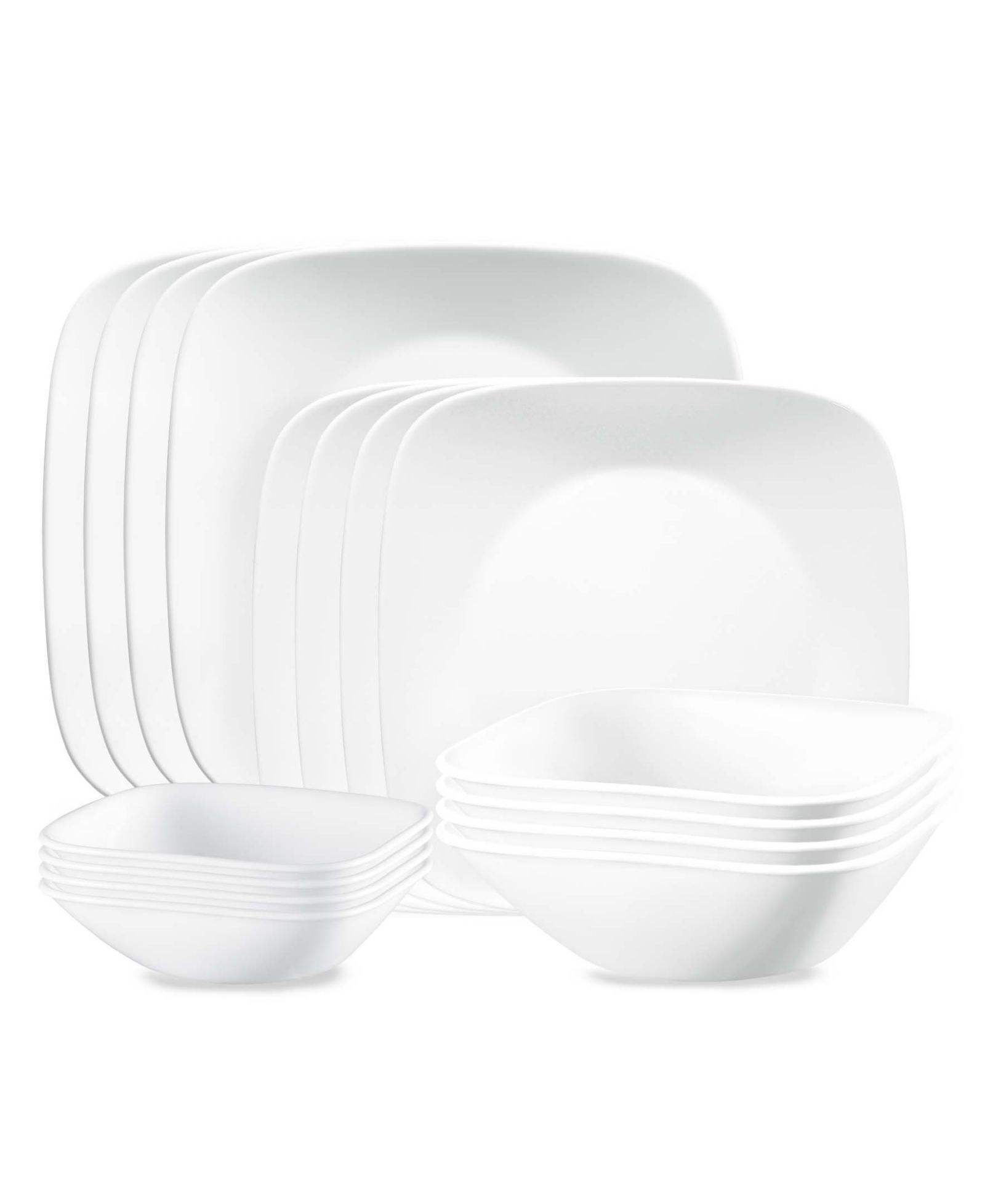 Набор столовой Corelle Vivid White 16 Pc.