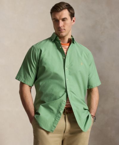 Polo Ralph Lauren Мужская рубашка Oxford с окрашиванием ткани