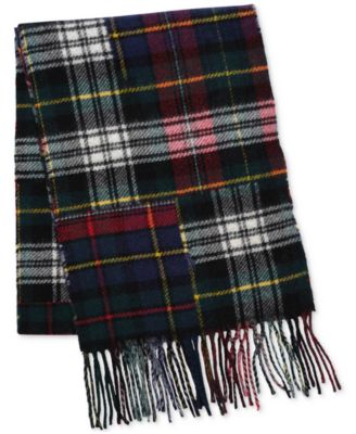 Polo Ralph Lauren Мужской шарф в клетку Patchwork Tartan