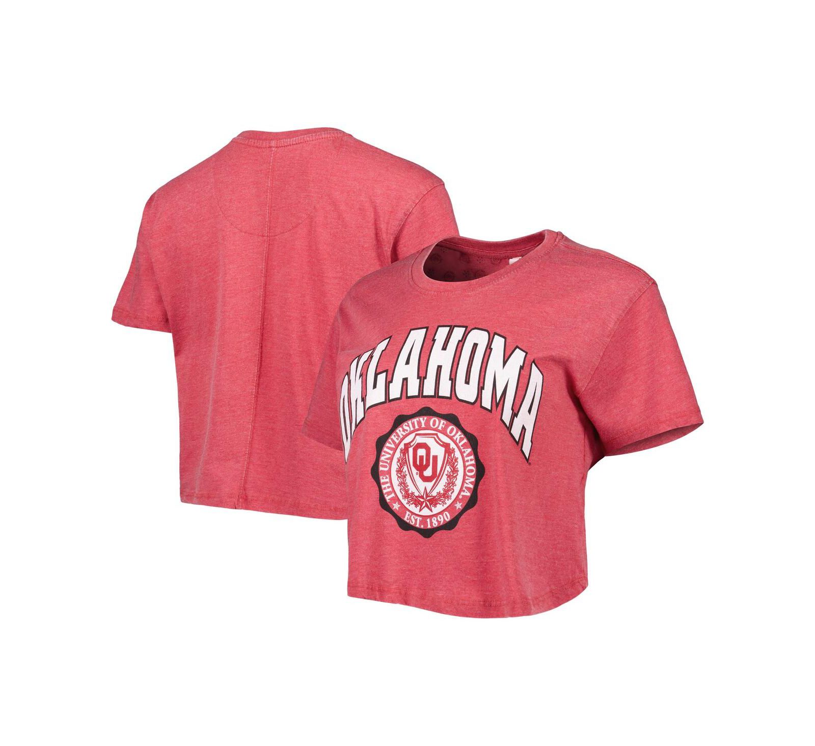 Женский укороченный T-shirt Pressbox Oklahoma Sooners