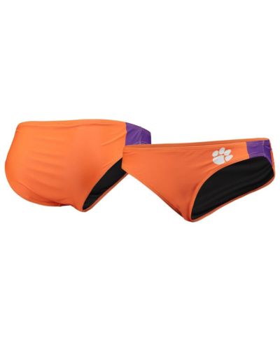 Женские плавки бикини FOCO Orange Clemson Tigers Wordmark