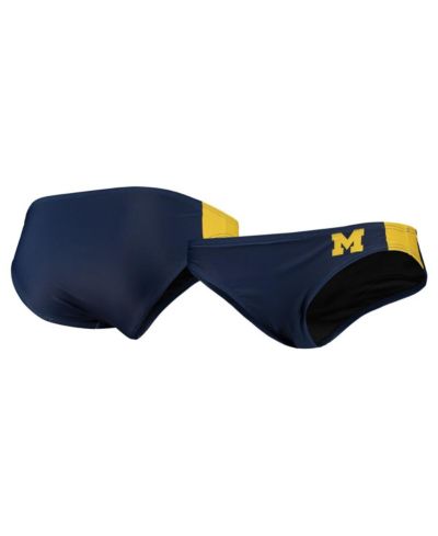 Женские плавки для бикини FOCO Navy Michigan Wolverines Wordmark