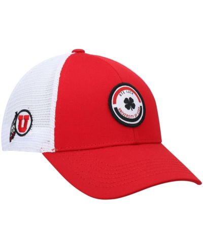 Мужская кепка Trucker Black Clover Utah Utes Motto Red, White