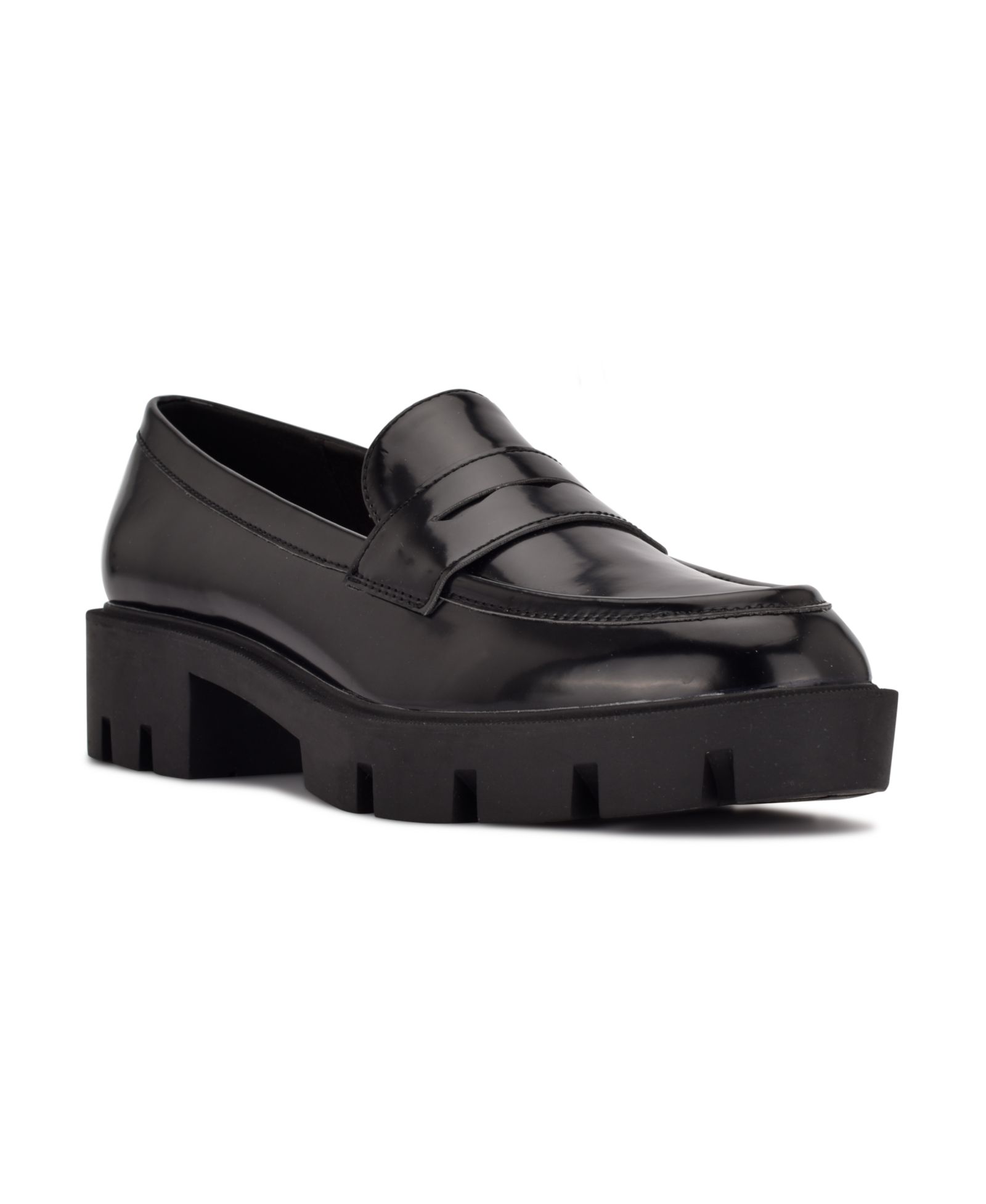 Nine West Women's Maibel Lug Sole Penny Loafers