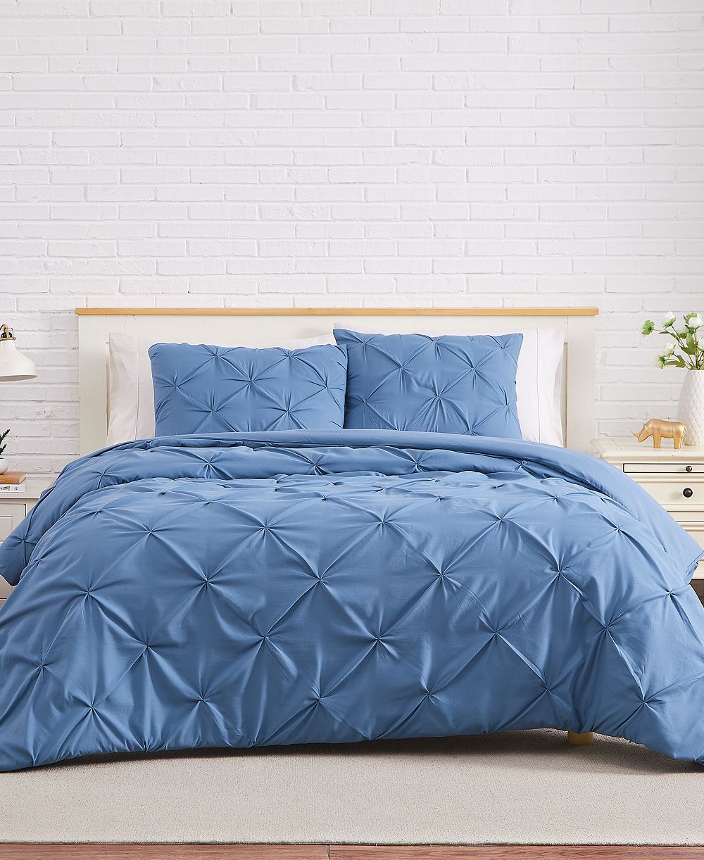 Комплект из 2 пододеяльников Southshore Fine Linens Pintuck Twin/Twin XL