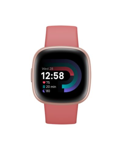Смарт-часы Fitbit Versa 4 Pink Sand Copper Rose, 39mm