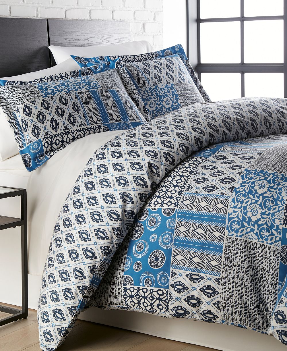 Southshore Fine Linens Global Patchwork Down Alternative 3-Pc. Comforter Set, King