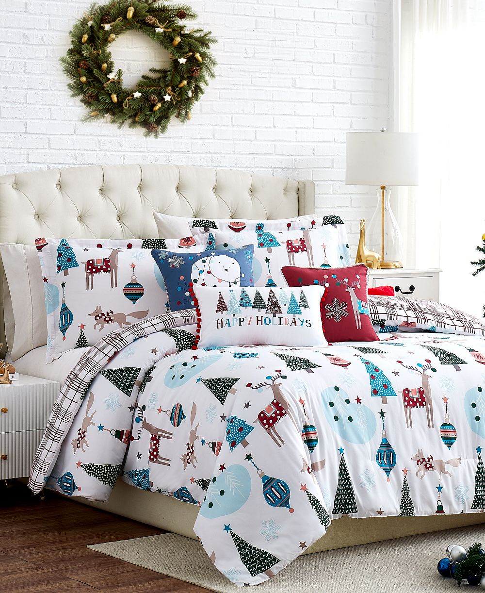 Southshore Fine Linens Winter Wonderland двусторонний комплект из 6 предметов для одеяла, Full/Queen