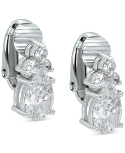 Giani Bernini серьги-гвоздики Cubic Zirconia Pear-Shape