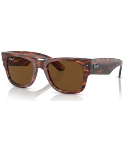Унисекс солнцезащитные очки Ray-Ban Mega Wayfarer 52, поляризованные