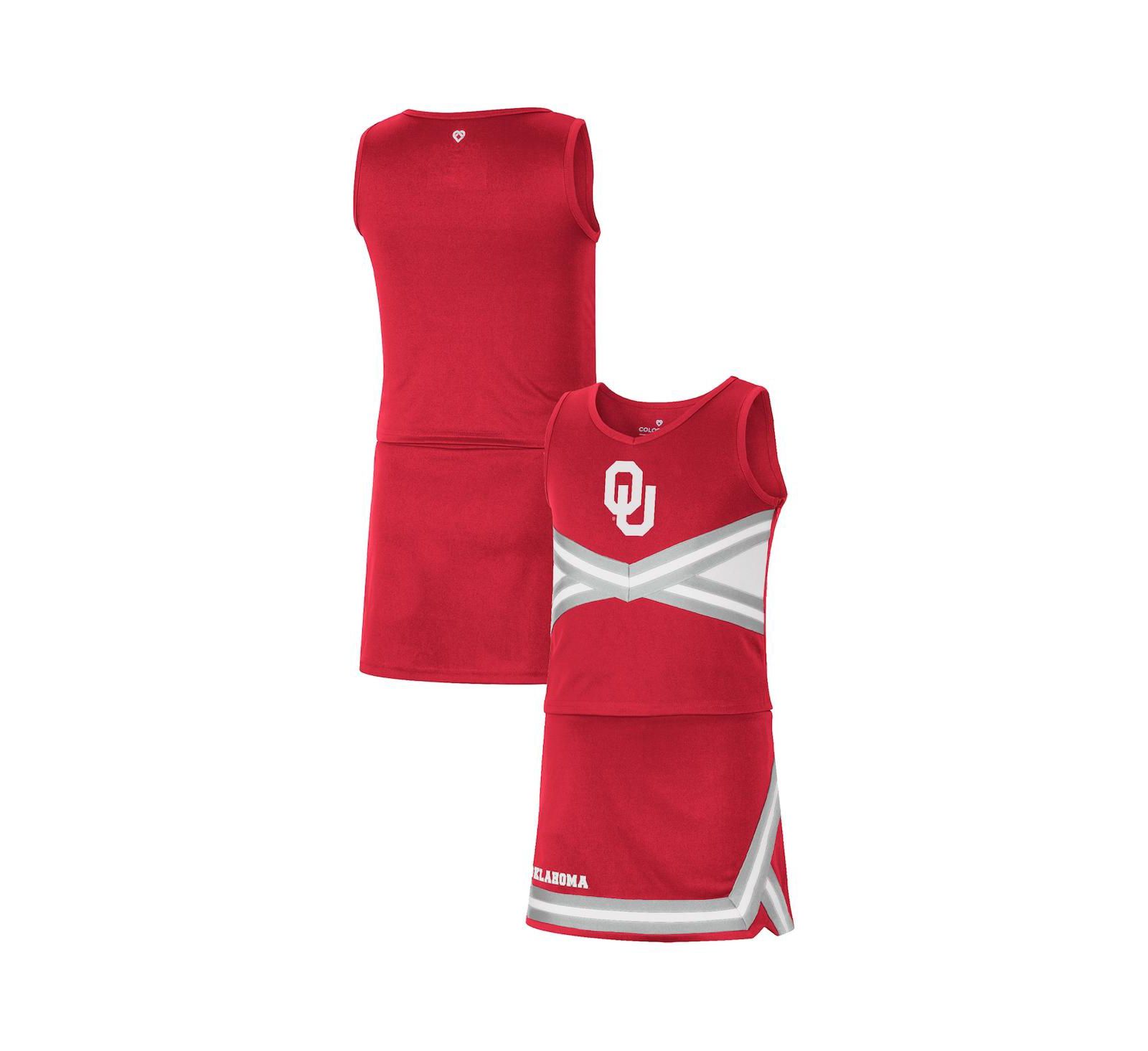 Детский набор Colosseum Crimson Oklahoma Sooners Carousel Cheerleader