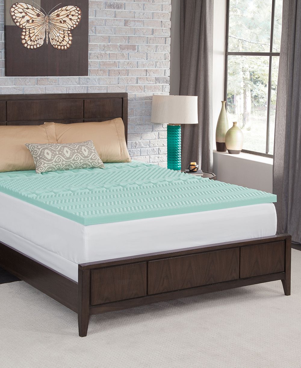 Dream Serenity 2" Memory Foam Mattress Topper, Queen