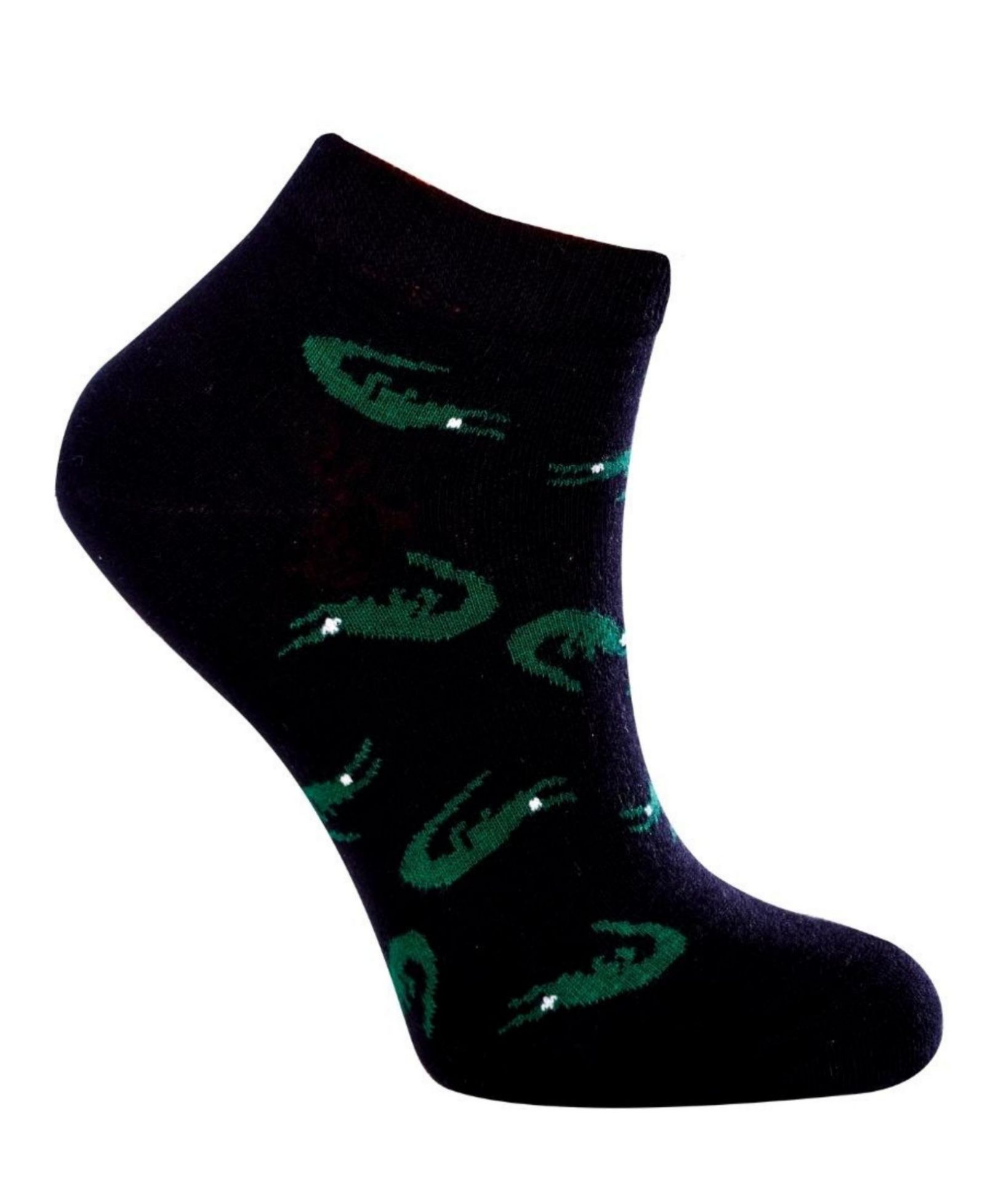 Love Sock Company женские носки с принтом Alligator W-Cotton Ankle Socks