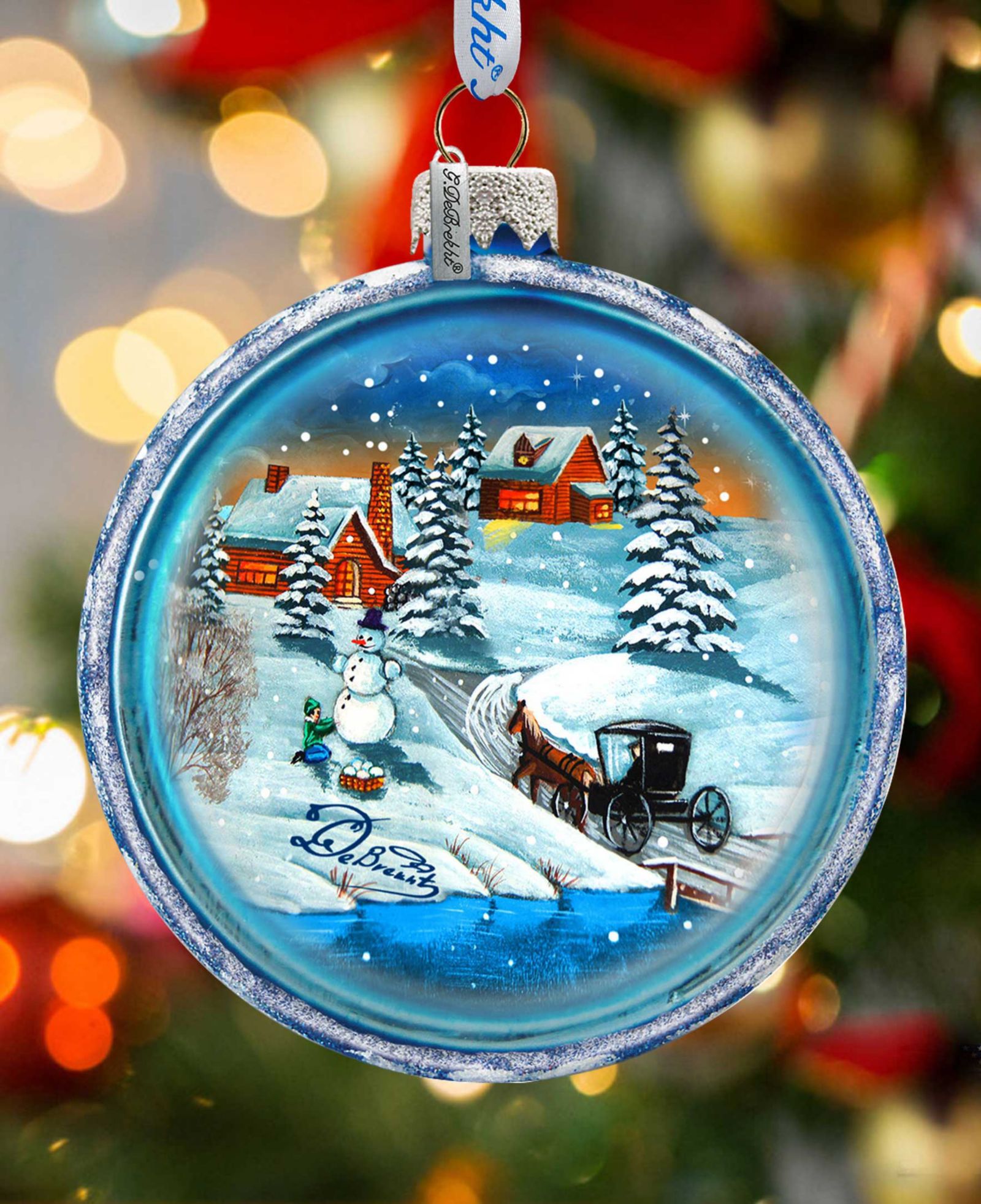 Рождественское украшение G.DeBrekht Winter Village