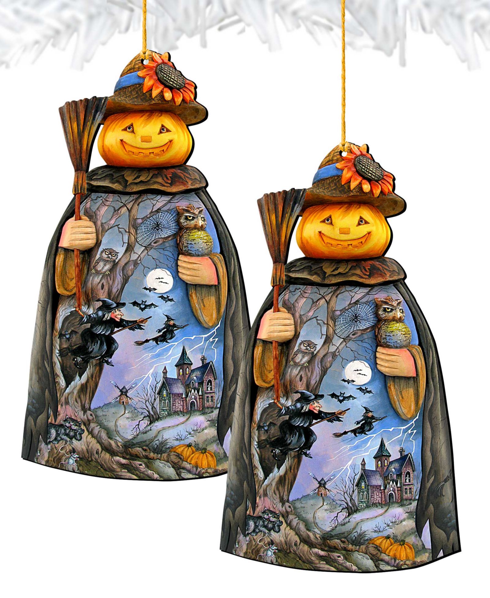 Designocracy рождественские украшения тыква Set of 2
