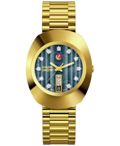 Мужские часы Rado Swiss Automatic Original Gold-Tone Stainless Steel 35mm