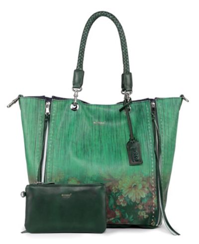 Женская сумка-тоут OLD TREND Women's Barracuda Hand Painted Clasp Closure