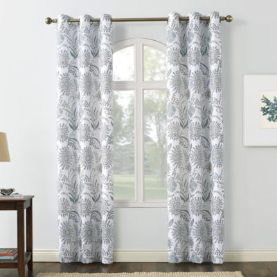 Janelle штора полупрозрачная с цветочным узором Medallion Floral