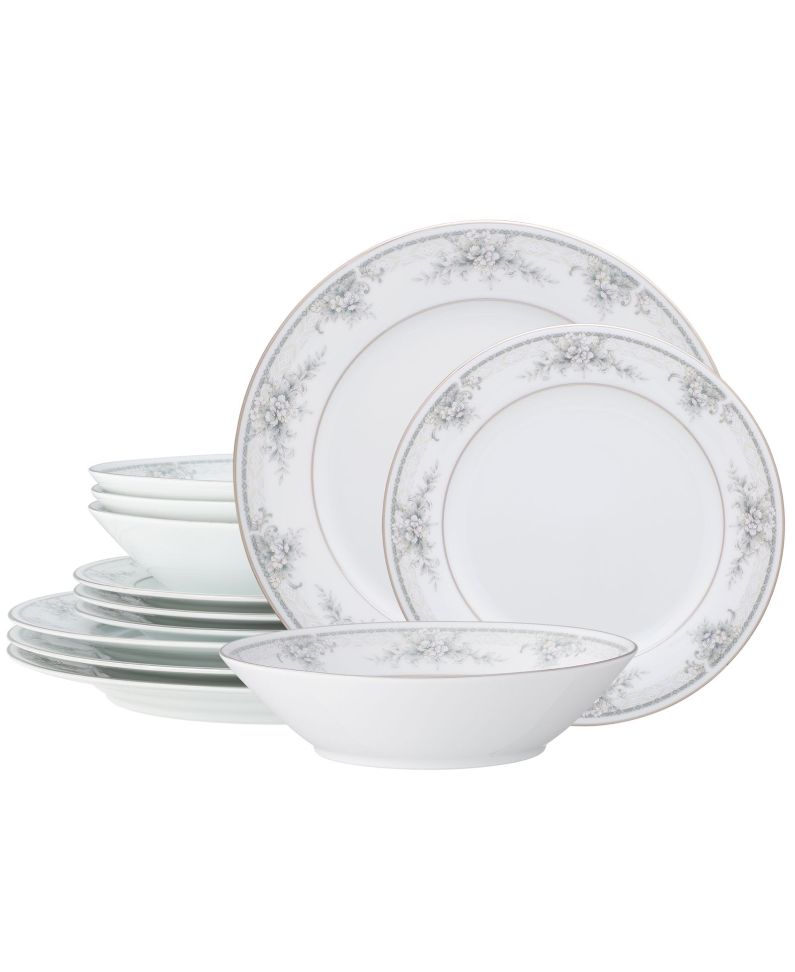 Noritake Sweet Leilani 12-Piece Dinnerware Set, Service For 4
