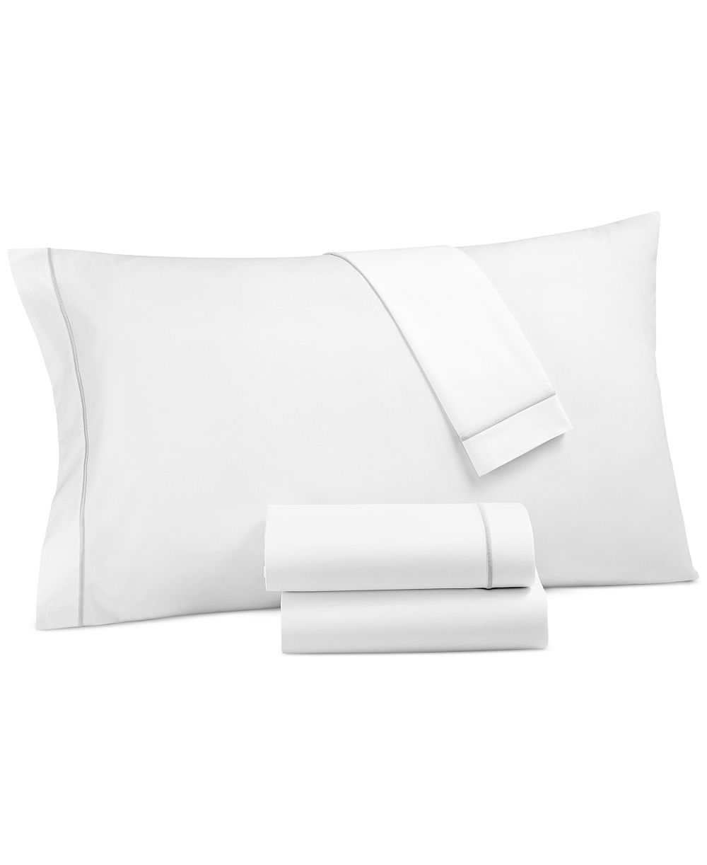 Hotel Collection Italian Percale Cotton 4-Pc. Sheet Set, California King, Exclusively at Macy’s