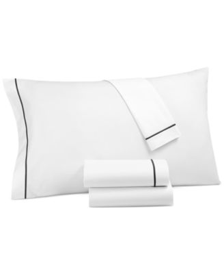 Hotel Collection Italian Percale Cotton 4-Pc. Sheet Set, King, Exclusively at Macy’s