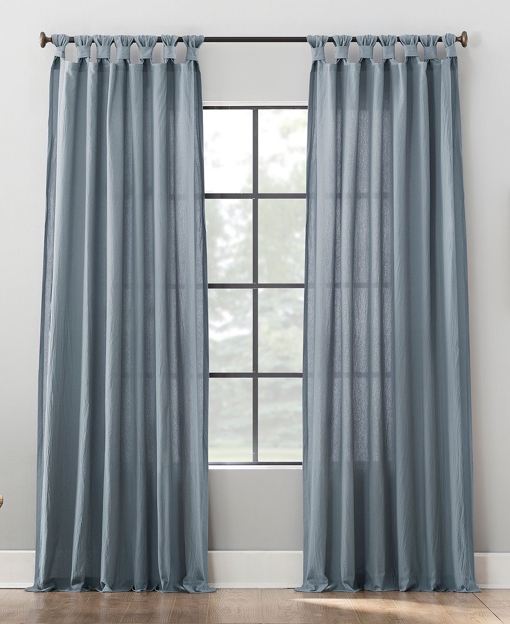 Washed Cotton Twist Tab Curtain