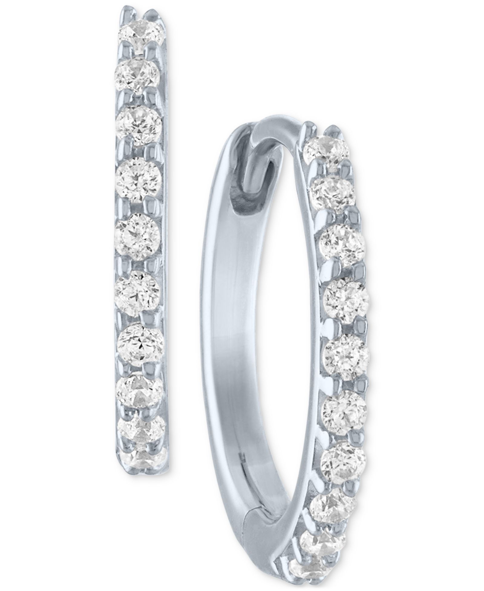 Серьги-кольцо Forever Grown Diamonds Lab-Created Extra Small