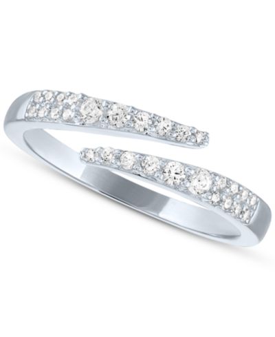 Кольцо Forever Grown Diamonds с лабораторными бриллиантами (1/4 ct. t.w.) из стерлингового серебра