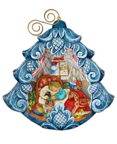 G.DeBrekht Night Before Christmas Tree Sculpted Ornament