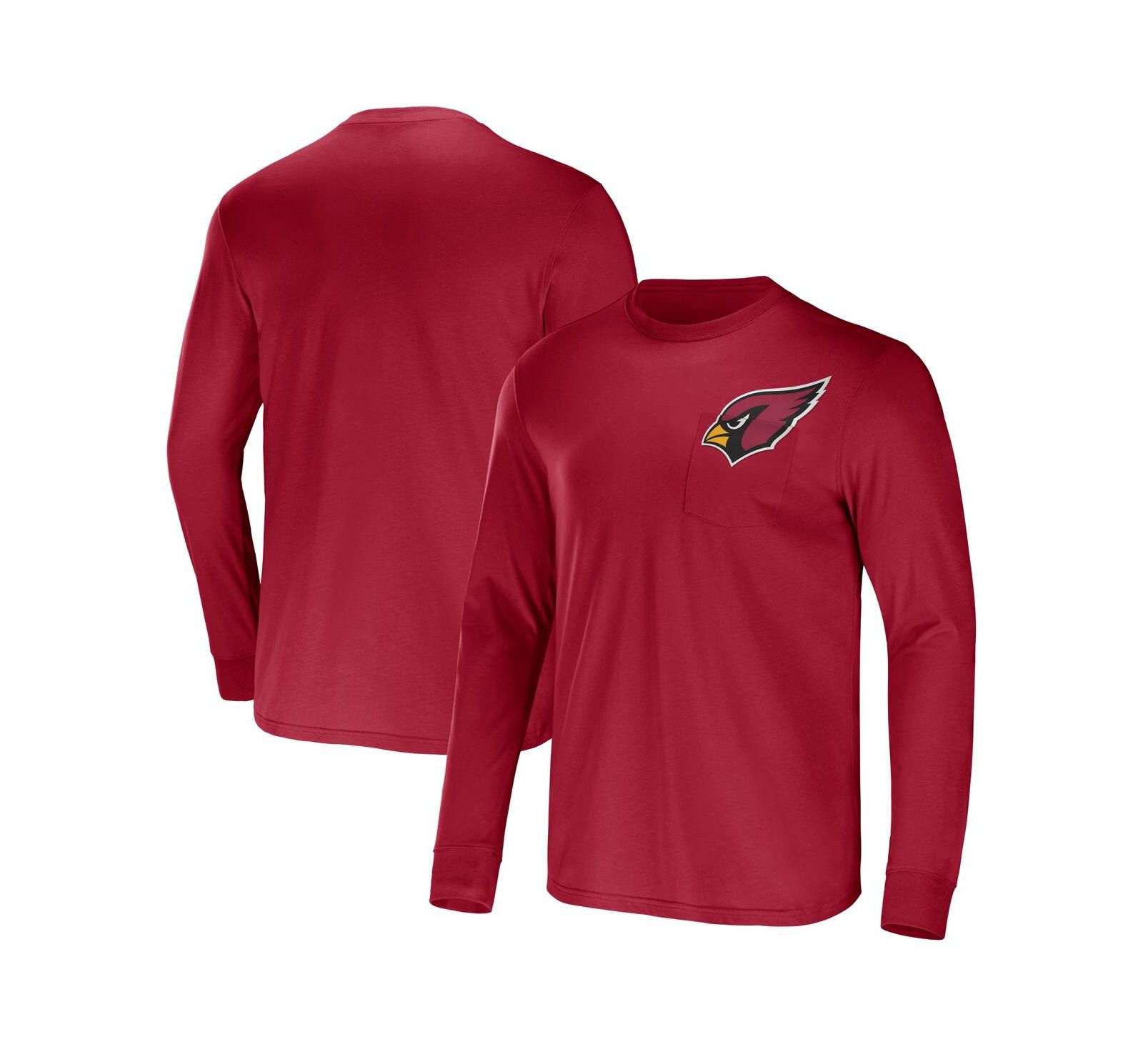 Fanatics Мужская футболка с длинным рукавом NFL x Darius Rucker Collection, Arizona Cardinals