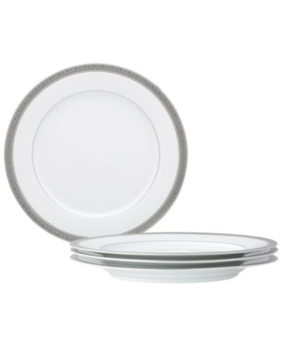 Набор обеденных тарелок Noritake Crestwood Platinum 4 шт.