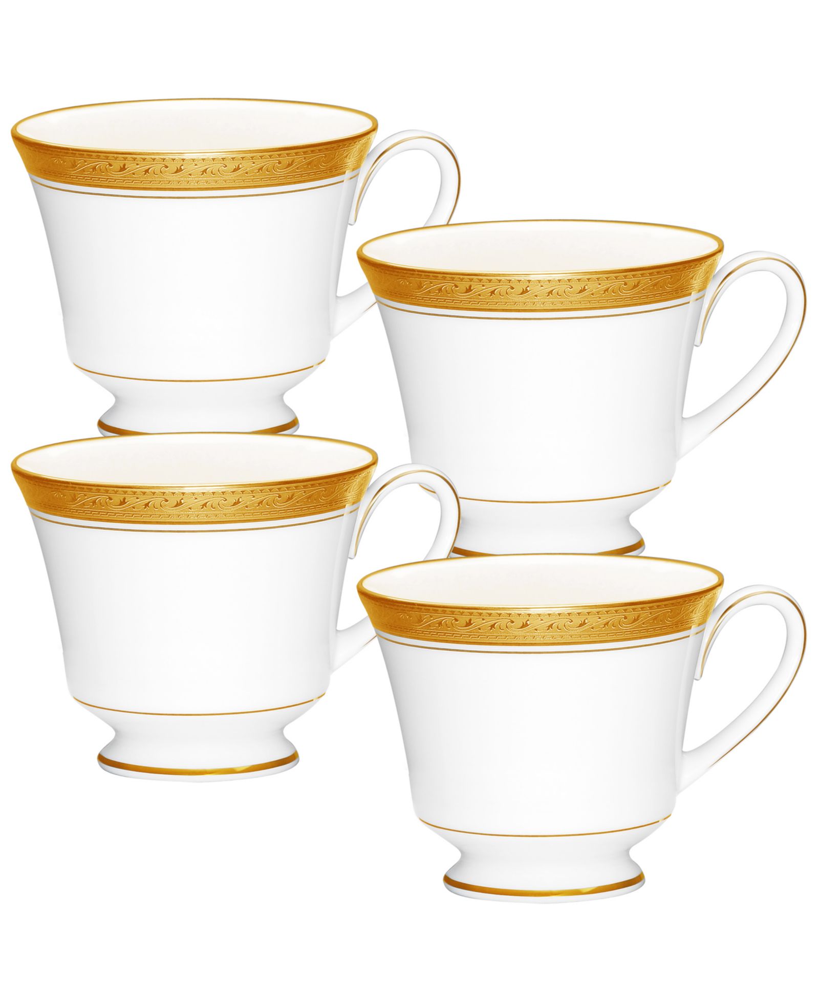 Набор из 4-х чашек Noritake Crestwood Gold