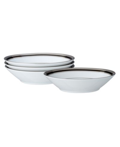 Noritake Austin Platinum Set of 4 Fruit Bowls, 5.50", 4 oz.