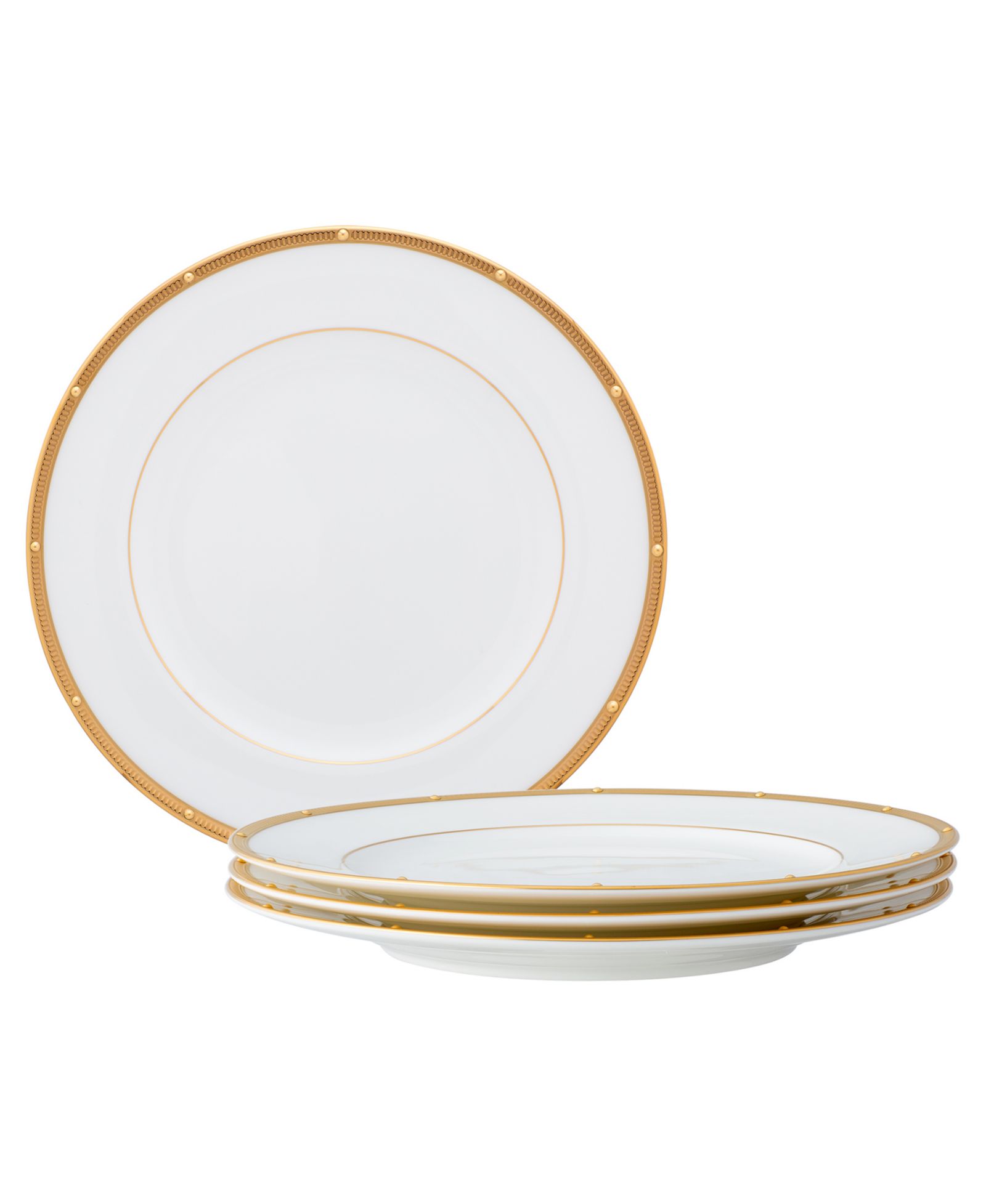 Noritake Rochelle Gold набор из 4 тарелок для хлеба и масла, 6.50"