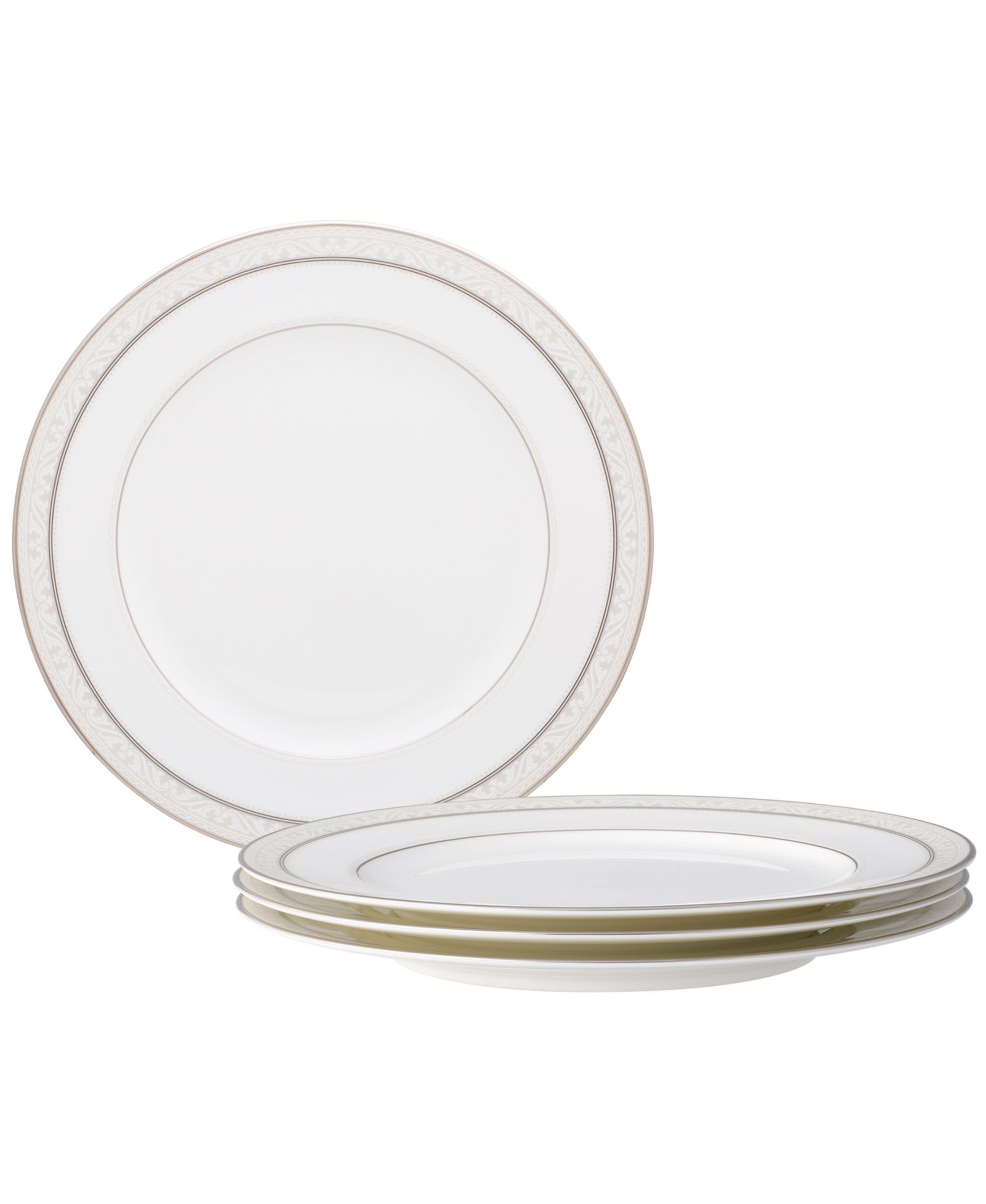 Сервировочная тарелка Noritake Montvale Platinum, 10.50" (набор из 4 шт.)