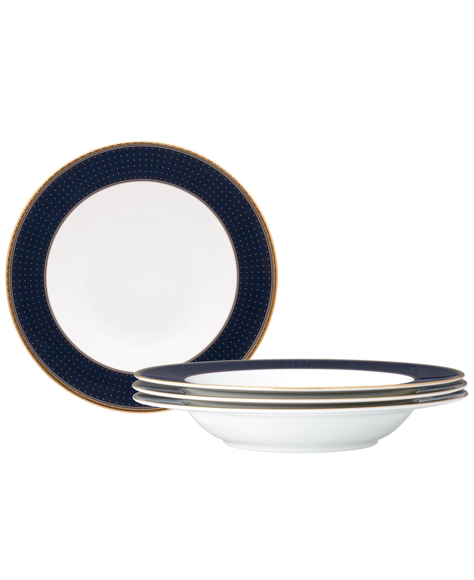 Noritake Blueshire Set of 4 Soup Bowls, 8.25", 12 oz.