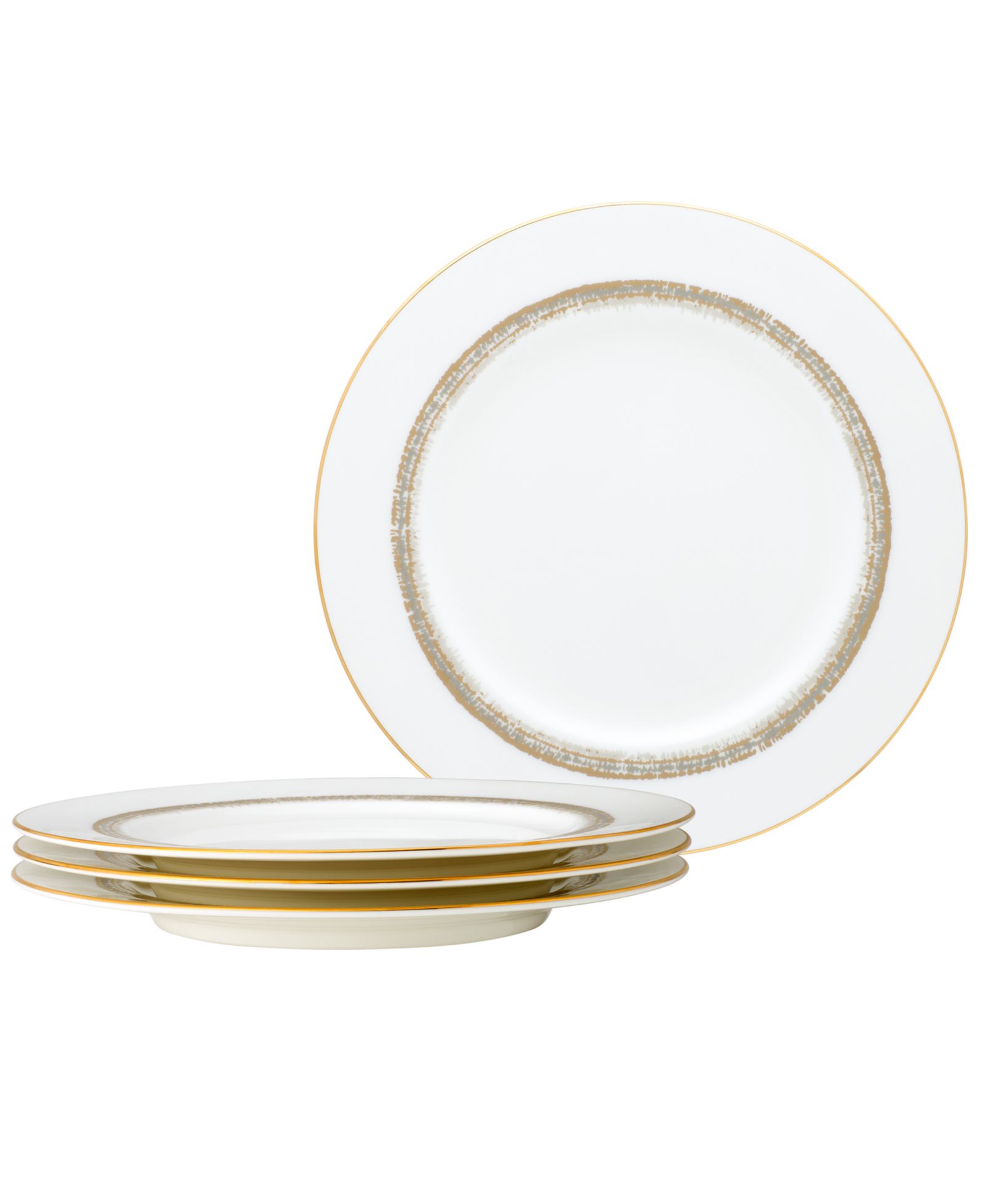 Noritake Haku Set of 4 Salad Plates, 8.50"