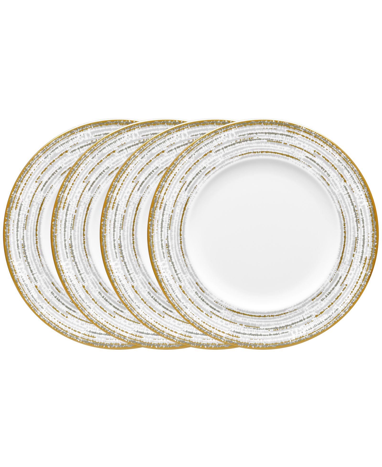 Noritake Haku Set of 4 Accent Plates, 9.75"