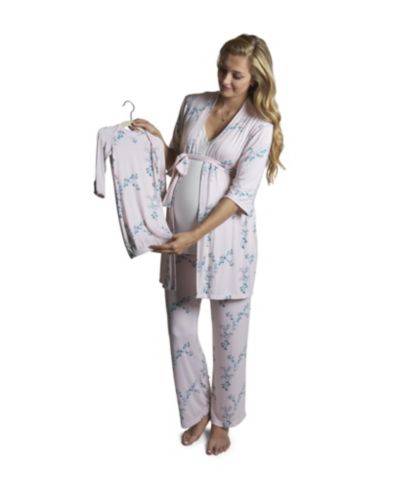 Женский комплект Everly Grey Maternity Analise During After 5-Piece Maternity/Nursing Sleep Set