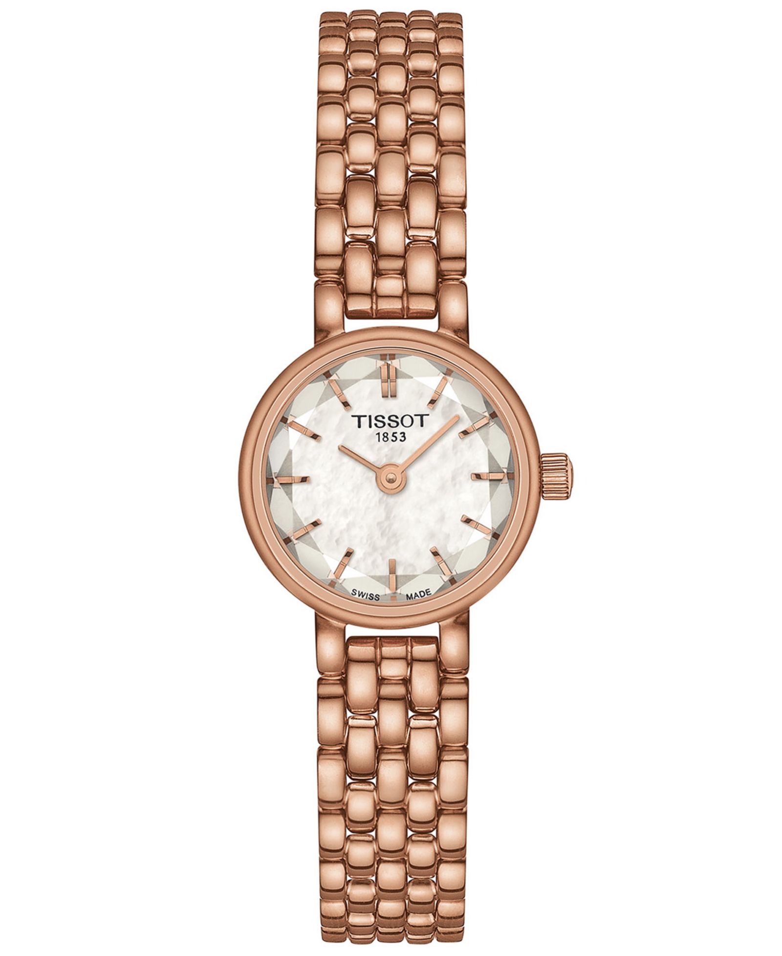 Tissot Women's Swiss Lovely Rose Gold PVD Stainless Steel Bracelet Watch 20mm
