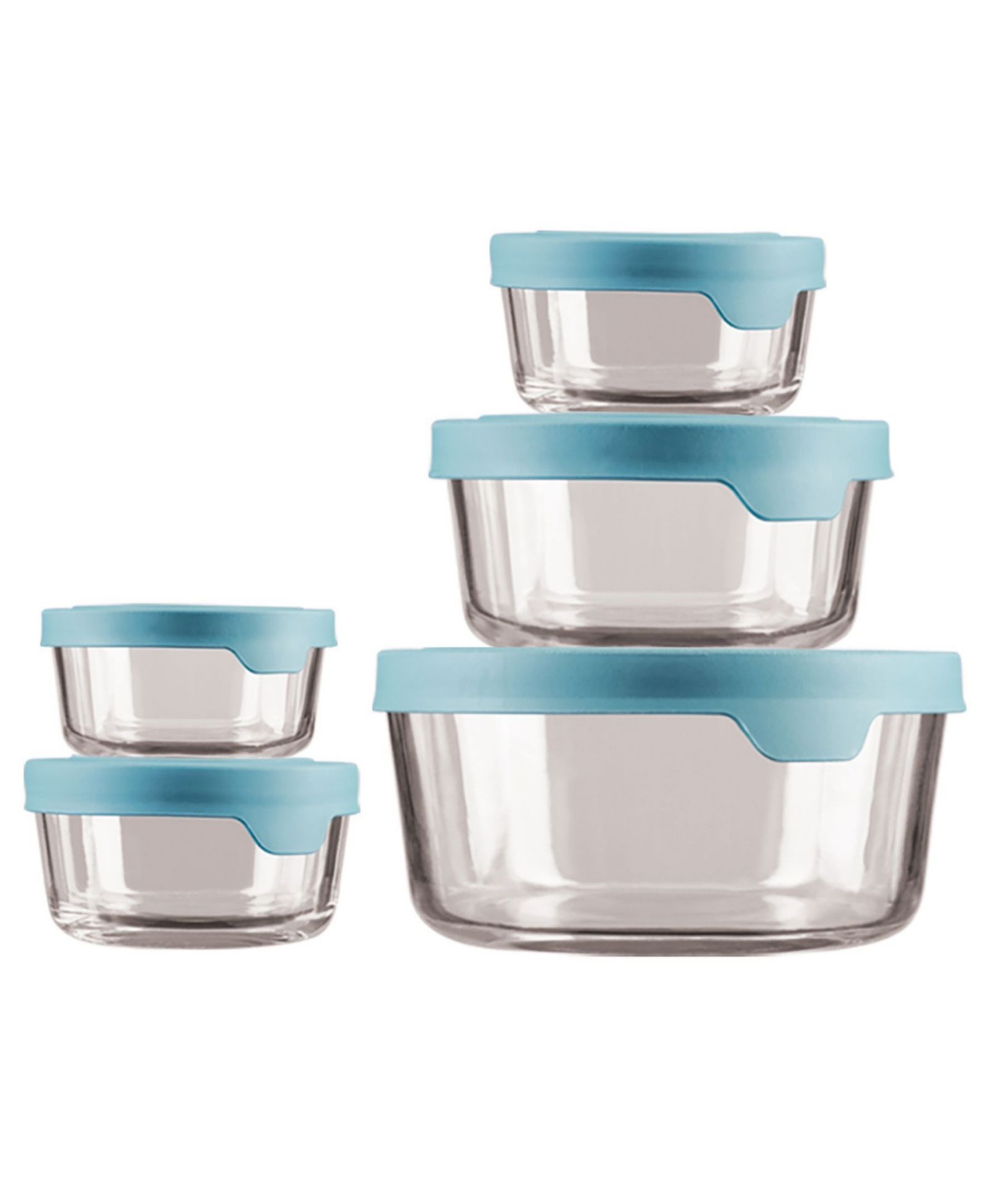 Anchor Hocking 10 Piece Round Glass Round Food Storage Set
