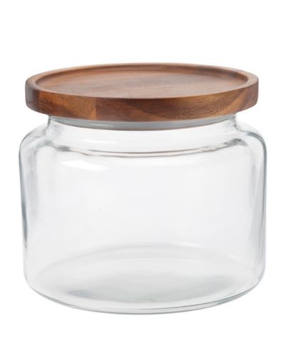 Anchor Hocking Glass 64 oz. Acacia-Lid Montana Jar