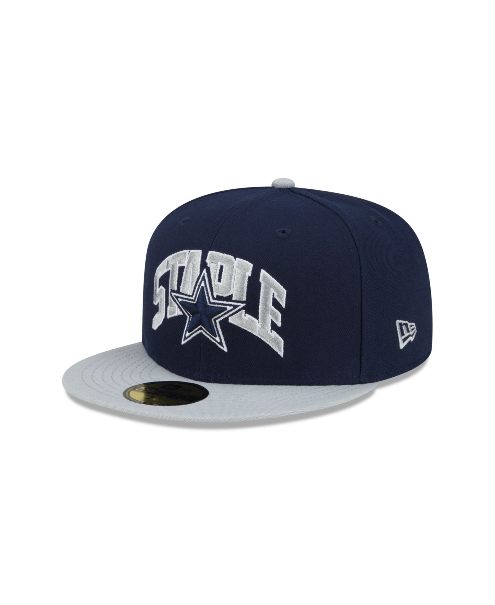 Мужская кепка New Era X Staple Navy Gray Dallas Cowboys Pigeon 59Fifty Fitted